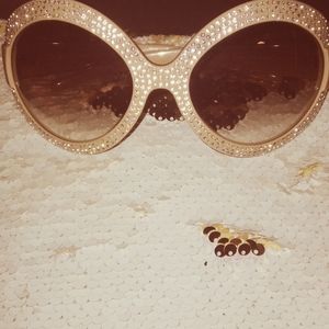 Dolce& Gabana Rhinestone Women's sunglasses